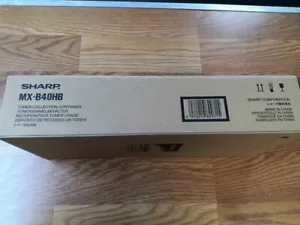 Genuine OEM Sharp MX-B40HB Toner Collection Container - Box of 2 - Picture 1 of 3