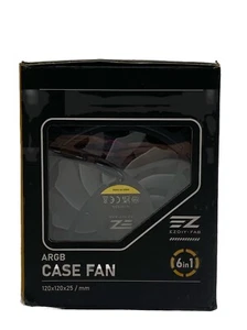 EZDIY-FAB Moonlight 120mm RGB PWM for Desktop Case Fan-6 Fans 120x120x25/mm - Picture 1 of 8