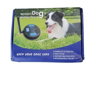 Kabelloses verstecktes Hundezaunsystem mit wiederaufladbarem Halsband sichere Haustiereindämmung - Bild 1 von 3