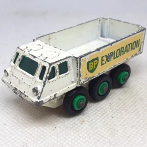 Lesney Matchbox No.61 Alvis Stalwart BP Exploration White Made In United Kingdom - Picture 1 of 8
