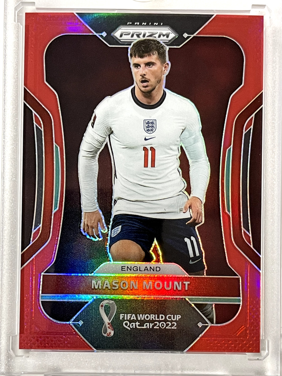 mason mount panini prizm Qatar 75シリ 2022 Panini Prizm World Cup Qatar Blue Mojo Prizm /75 Mason