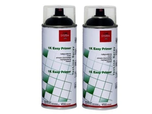 2 uds lata de spray 400 ml CS Easy Primer 1K relleno de capa delgada negro imprimación nuevo - Imagen 1 de 1