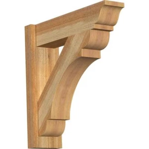 Ekena Millwork Outlookers 6" x 22" Western Red Cedar Olympic Traditional Rough - Picture 1 of 7