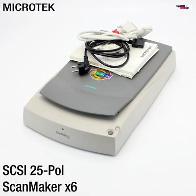 MICROTEK SCANMAKER X6 MRS-1200X6S A4 FORMAT SCANNER FLACHBETTSCANNER SCSI - Bild 1 von 4