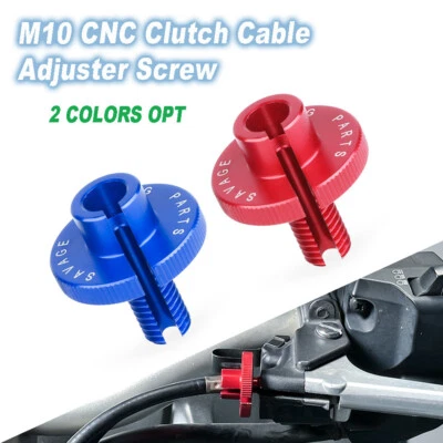 Parafuso ajustador de cabo de embreagem CNC M10 para Kawasaki Z750/R Z800 Ninja 1000 ZX-6R/RR - Imagem 1 de 4