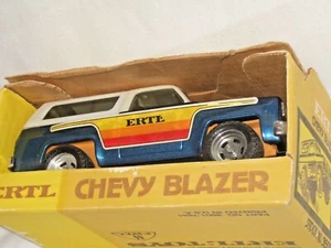 NEW VINTAGE CHEVROLET CHEVY ERTL BLAZER BLUE ORANGE YELLOW BOX 3601 - Picture 1 of 7