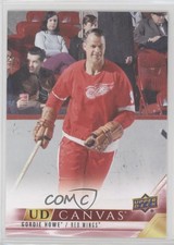 2022-23 Upper Deck Extended Series UD Canvas Legends Gordie Howe #C396 HOF
