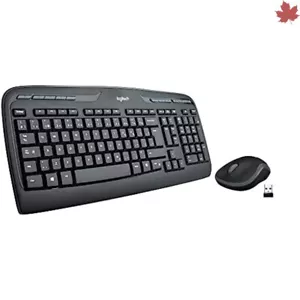 MK320 Wireless Keyboard and Mouse Combo - Secure Connection, Extended Battery - Picture 1 of 2