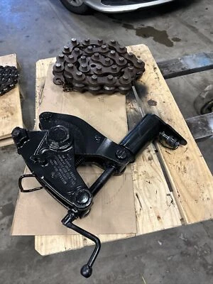 Wheeler Rex 5590 Hydraulic Chain Pipe Cutter 6' Chain  (tzbz1 - Image 1 of 4