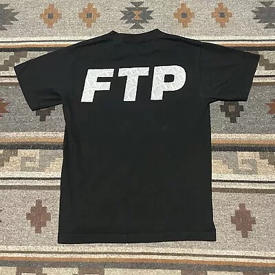 FTP x Foulplay Logo T-Shirt Men’s Small Black Graphic Short Sleeve USA - Image 1 of 4