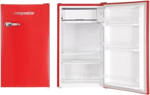 Frigorifero Retrò Con Vano Congelatore/Rosso / 83,1 X 47,4 X 44,7 Cm / 90 L Di C - Foto 1 di 12