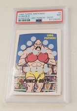 1989 Topps Nintendo Scratch Off Punch Out Soda Popinski 8 PSA 7 vtg NES Card