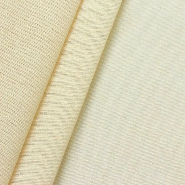  Schleiernessel 150cm breit Meterware Roh-Weiss Ecru 100% Baumwolle Windelnessel - Bild 1 von 1