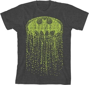 DC Comics ☆ Boys' Batman Raining Logo T-Shirt ☆ Justice League ☆ Boys Sizes S-XL - Picture 1 of 2