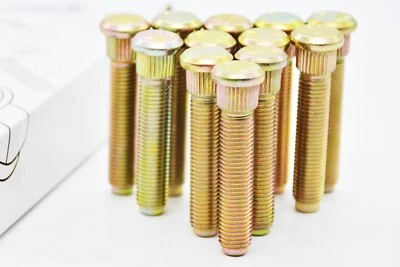 Perno de rueda 63 mm de longitud total compatible con Toyota Tundra año 2003 1 juego 12 piezas Foto 1 de 4