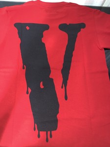 white red vlone shirt