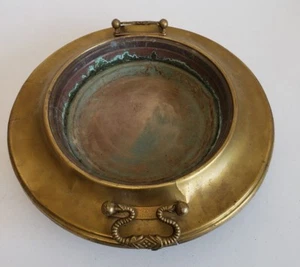 Antique Turkish Heavy Copper Pot. Hammered, Weathered, Rustic & Vintage - Picture 1 of 9