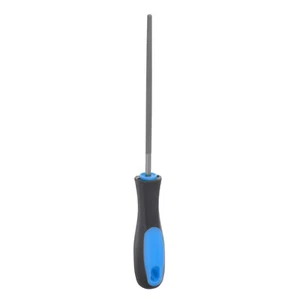 Round File 6" High Carbon Hardened Steel Double Cut Hand Rasp W Plastic Handle - Picture 1 of 5