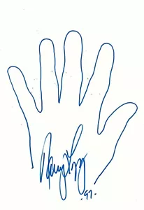Handskizze Zeichnung signiert: Nancy Lopez 6x9 - Bild 1 von 1