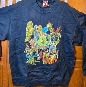 Vintage Disneyland Main Street Electrical Parade Glow in Dark Sweatshirt NWT XL - Picture 1 of 18