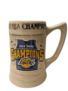 ๐ฅ 2000 Vintage Los Angeles Lakers NBA Champions Beer Stein ๐ฅ - Picture 1 of 6