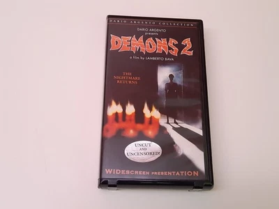 Demons 2 1986 Uncut VHS USA NTSC Anchor Bay Video Widescreen Lamberto Bava - Bild 1 von 4