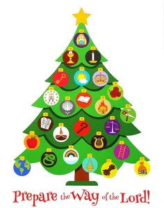 Build Your Own Magnet Christmas Tree 11-1/4" Tall - Picture 1 of 4