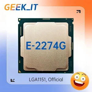 ✅CPU Intel Xeon E-2274G SRFDE 4,0 GHz 4C / 8T 8 MB 83 W LGA1151 para C246 - Imagen 1 de 2