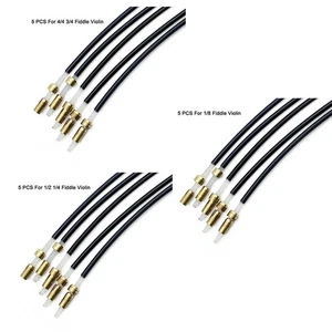 5 Piece Violin Tailpiece Adjuster Wire Rope Set for Easy and Accurate Tuning - Picture 1 of 32