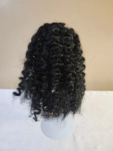 Kemper AMBER Doll Wig SIZE 12/13 BLACK  Long Spiral Hair  - Picture 1 of 4