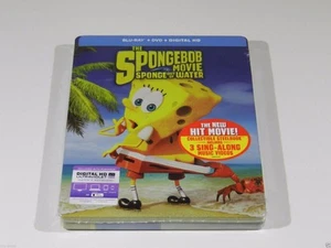 SpongeBob Movie: Sponge Out of Water (SteelBook) (Blu-ray + DVD + - Imagen 1 de 1