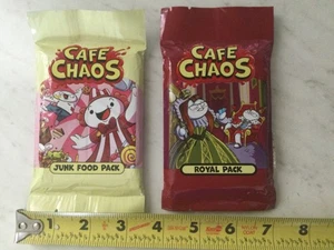 CAFE CHAOS CARDS SEALED NEW PACKS - JUNK FOOD AND ROYAL PACK - Picture 1 of 7