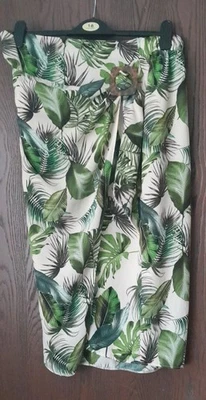 George at Asda Women's Jungle Print Wrap Style Skirt Size 16 - Image 1 of 3