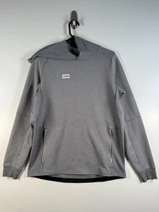 Lululemon Mens Textured Tech Active Sweatshirt Hoodie Gray Sz Medium 21.5x27 - Picture 1 of 10