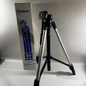 Velbon Videomate 300 Lightweight Camcorder Video Tripod Aluminum - Picture 1 of 8