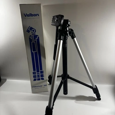 Velbon Videomate 300 Lightweight Camcorder Video Tripod Aluminum - Image 1 of 4