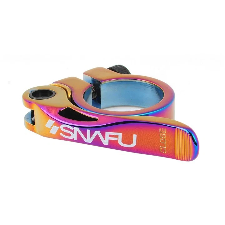 SNAFU CERRITO QUICK RELEASE 1-1/4" (31.8mm) SEATPOST CLAMP JET FUEL - Image 1 of 1