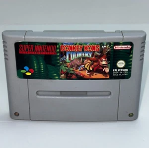 DONKEY KONG Country SNES Super Nintendo Videogioco PAL VERSION - Funzionante - Foto 1 di 8