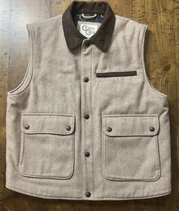Cripple Creek Weste Herren Large braun Wollmischung Western Rancher Cowboykleidung - Bild 1 von 10