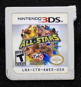 WWE All Stars (Nintendo 3DS, 2011) Juego Solo-Carcasa Dañada-Totalmente Funcional - Imagen 1 de 5
