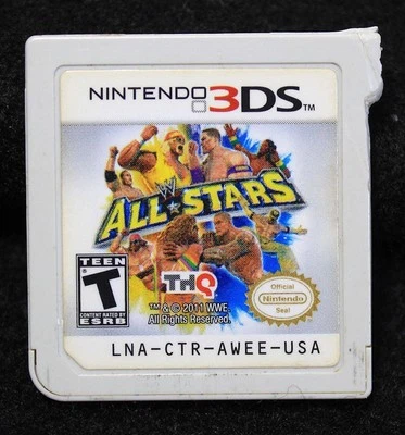 WWE All Stars (Nintendo 3DS, 2011) Game Only-Damaged Casing-Fully Functional - Image 1 of 4