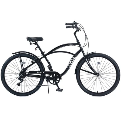 7 Speed Bicycles 26" Inch Multiple Colors Men's Beach Cruiser Bike, 26'' wheel - Image 1 of 4