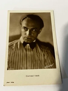 Movie STARS-CONRAD VEIDT -ROSS- PHOTO OLD POSTCARD ( Read Description) - Picture 1 of 4