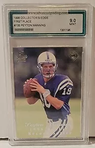1998 Collector's Edge 1st Place Peyton Manning 135 Rookie 9 Mint - Picture 1 of 2