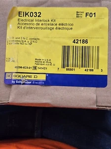 Square D EIK032 2 Pole Electrical Interlock Kit **Free Shipping** - Photo 1 sur 5