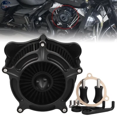 Filtro de entrada de limpador de ar para Harley Touring Road King Street Glide 2008-2016 15 - Imagem 1 de 4