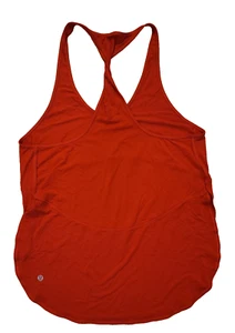 Lululemon Damen Top ca. Gr. 2 rot Active Sports Twist Back lockeres Shirt 102445 - Bild 1 von 6