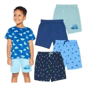 Pekkle Boys Shorts Dino Theme Size 4T - Picture 1 of 2