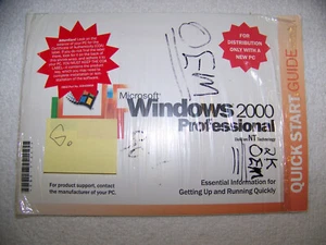 Windows 2000 Professional OS OEM CD mit Product Key Tag - Bild 1 von 2