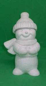 Hallmark 2017 KOC Event Workshop Snowman - Stocking Hat - Unpainted - NIB - Picture 1 of 12
